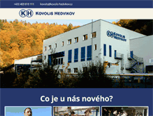 Tablet Screenshot of kovolis-hedvikov.cz